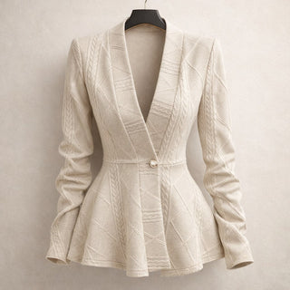 Alexie Sculpted Peplum Jacket