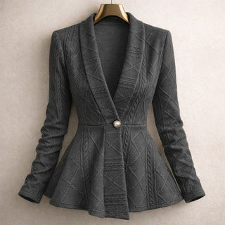 Alexie Sculpted Peplum Jacket