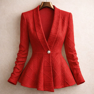 Alexie Sculpted Peplum Jacket