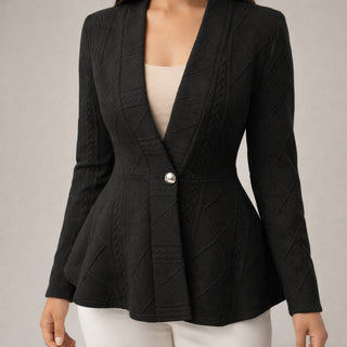 Alexie Sculpted Peplum Jacket