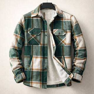 Noren Streamlined Lined Flannel Overshirt