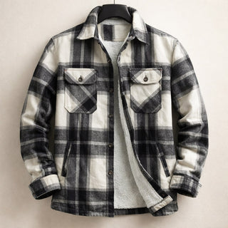 Noren Streamlined Lined Flannel Overshirt