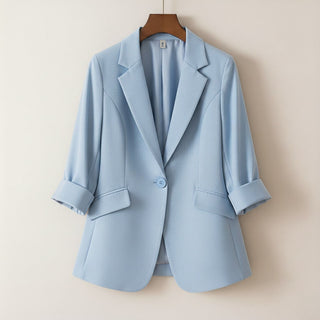 Clara Linen–Silk Blazer