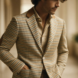 Sergio Checked Blazer