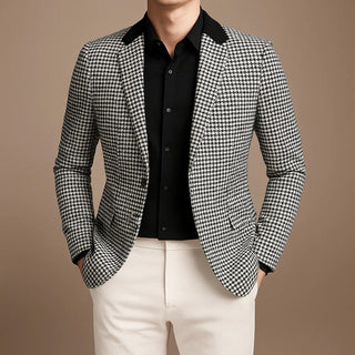 Sergio Checked Blazer