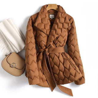 Mariela Quilted Wrap Jacket