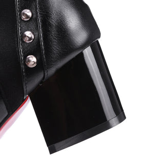 Calista Studded Vegan Leather Boots