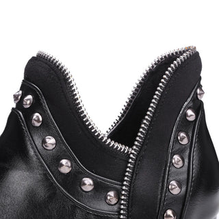 Calista Studded Vegan Leather Boots