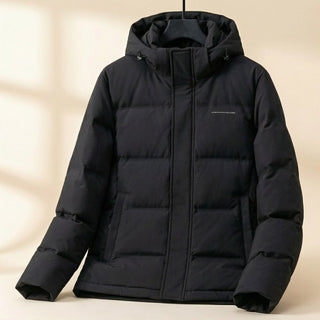 Vittorio Goose Down Hooded Jacket