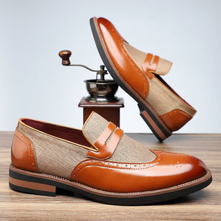 Vittorio Leather Wingtip Loafers