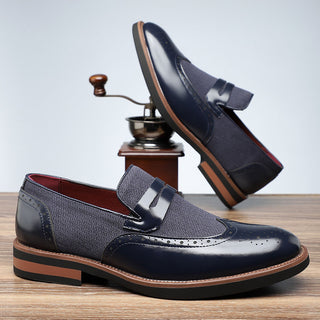 Vittorio Leather Wingtip Loafers