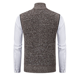 Adrián Knitted Zip Vest