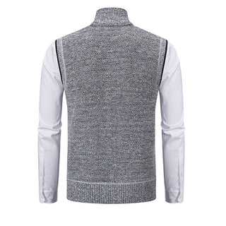 Adrián Knitted Zip Vest