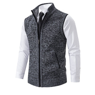 Adrián Knitted Zip Vest