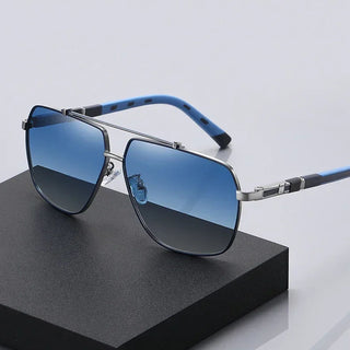 Alvaro Alloy Aviator Sunglasses
