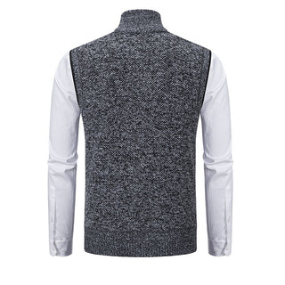 Adrián Knitted Zip Vest