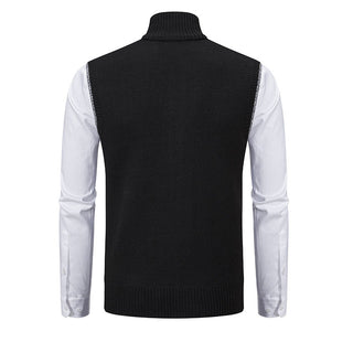 Adrián Knitted Zip Vest