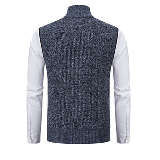 Adrián Knitted Zip Vest