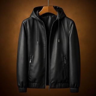 Lysander Leather Zip Jacket