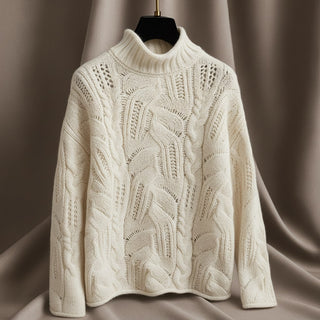 Cleo Wool Cable Sweater