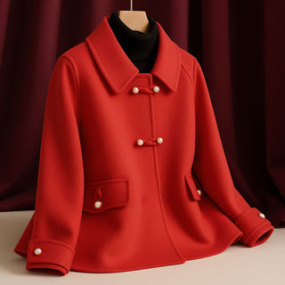 Alessandra Wool Short Coat