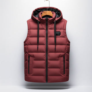 Matteo Quilted Hooded Vest