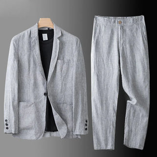 Bastian Linen Blend Suit Set