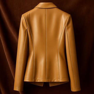 Isabel Leather Blazer