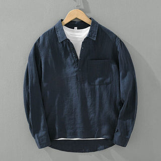 Kyoto Linen Pullover Shirt
