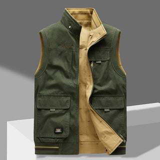 Damiano Cotton Utility Vest