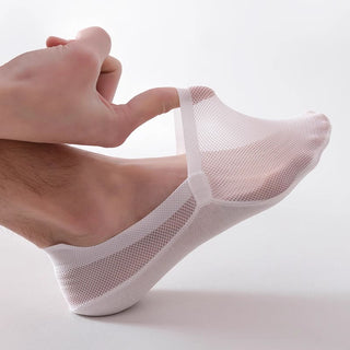 Lorenzo Cotton Mesh No-Show Socks