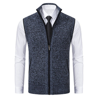 Adrián Knitted Zip Vest