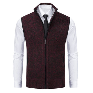 Adrián Knitted Zip Vest