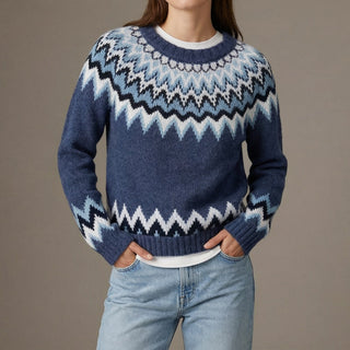 Clara Patterned Knit Pullover