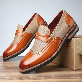 Vittorio Leather Wingtip Loafers