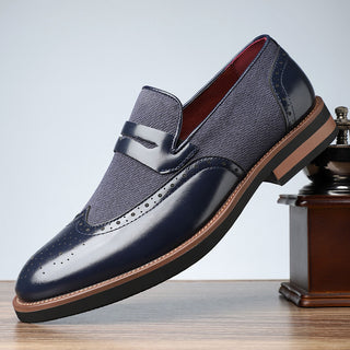 Vittorio Leather Wingtip Loafers