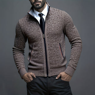 Sandro Zip Knit Jacket