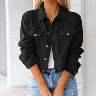 Vanessa Cropped Denim Jacket