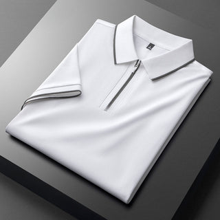 Axton Zip-Front Polo