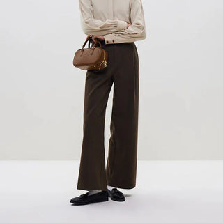 Colette High-Waist Wide-Leg Trousers