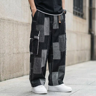 Darian Patchwork Cotton Trouser