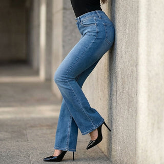 Valentina Cotton Flared Denim Jean