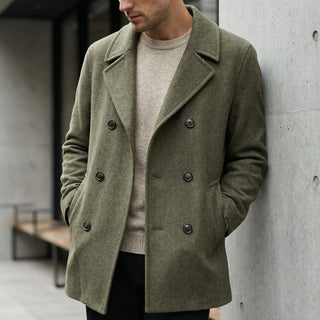 Giancarlo Streamlined Wool Coat