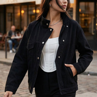 Sara Cotton Denim Jacket