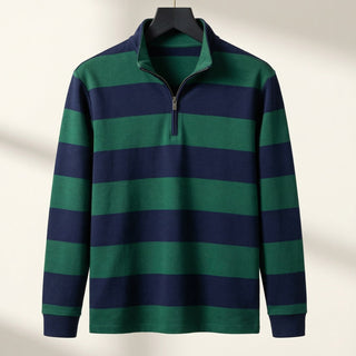 Giovanni Cotton Quarter-Zip Knit