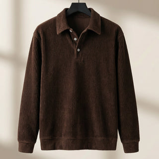 Federico Ribbed Knit Polo
