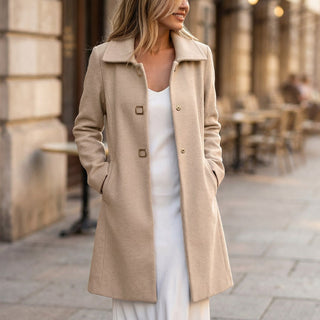 Elena Tailored Mid-Length Coat