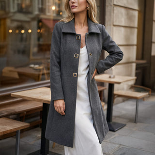 Elena Tailored Mid-Length Coat