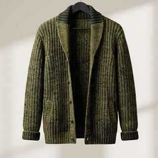 Riccardo Shawl-Collar Knit Cardigan