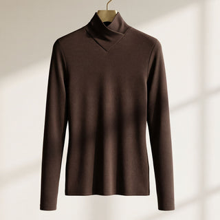 Elena Easy-Care Asymmetric Knit Top